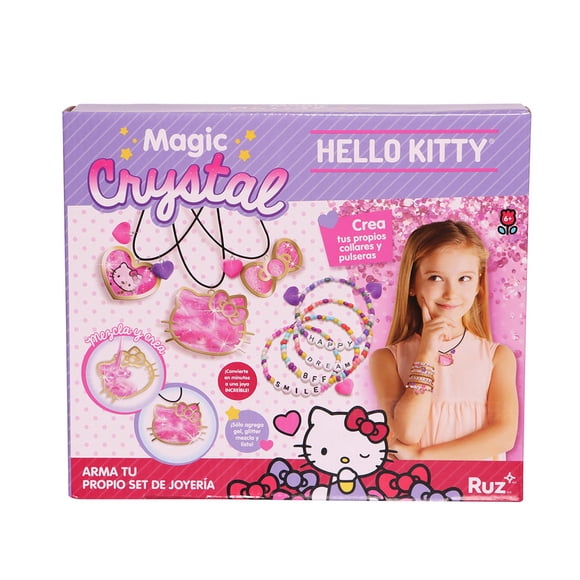 Set mediano con Cristales Hello Kitty Sanrio
