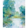 thumbnail image 2 of OToole, Tim 12x14 White Modern Wood Framed Museum Art Print Titled - Tranquil Stream I, 2 of 4