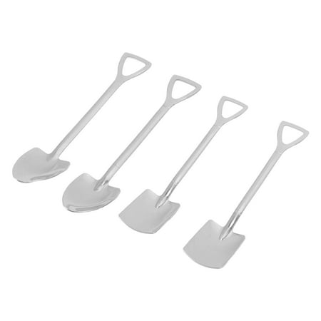 

Ice Cream Spoon Stainless Steel Cute Shovel Spoon Easy To Use Small Portable For Home 2 Pointed Shovel 2 Quadrate Shovel