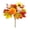 A, variant on D Artificial Red Maple Leaf And Pumpkin Branch For Indoor Garden Courtyard Faux Plant Thanksgiving Harvest Decor