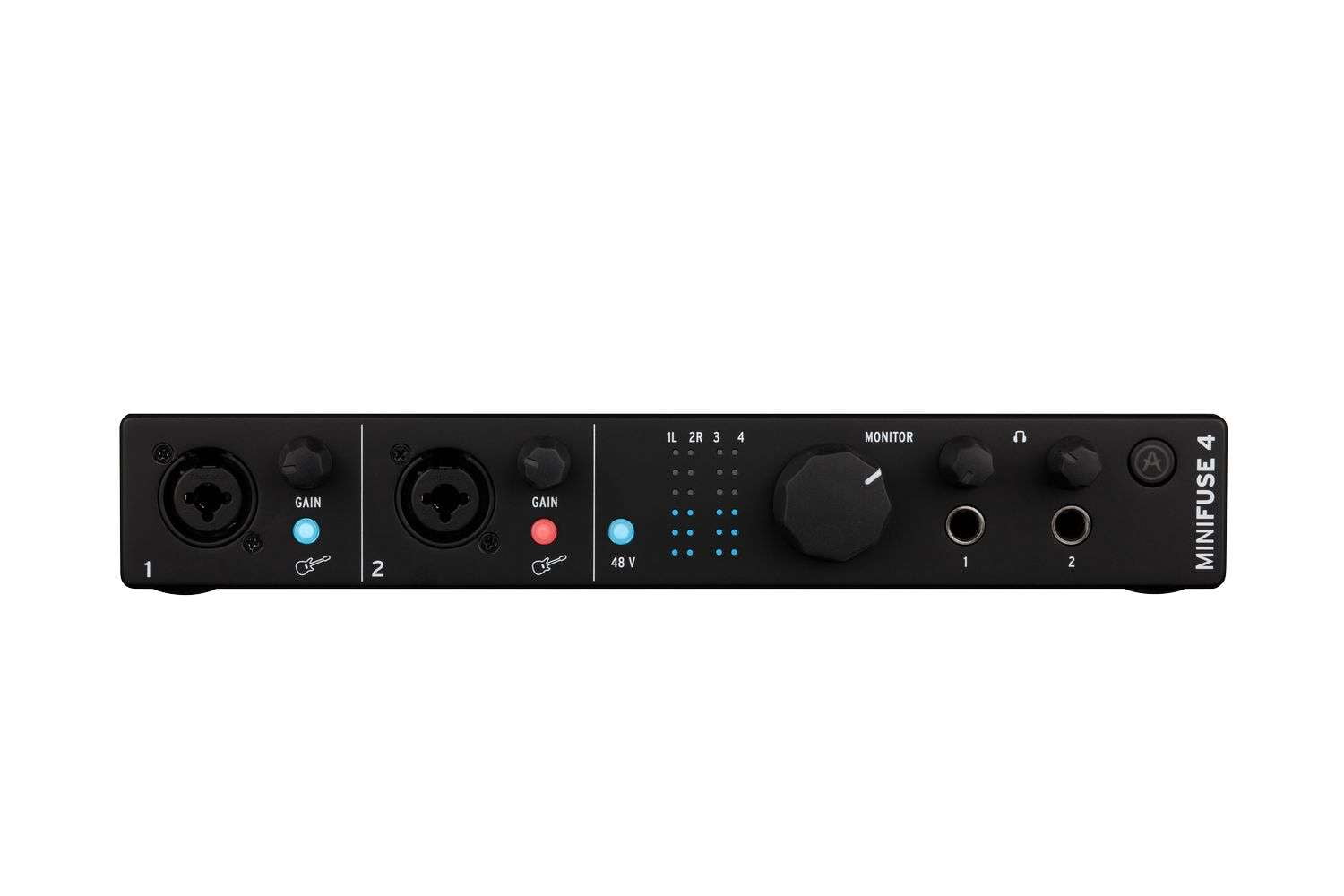 Arturia Minifuse 4 Black 4x4 USB MIDI Audio Recording Interface+Headphones