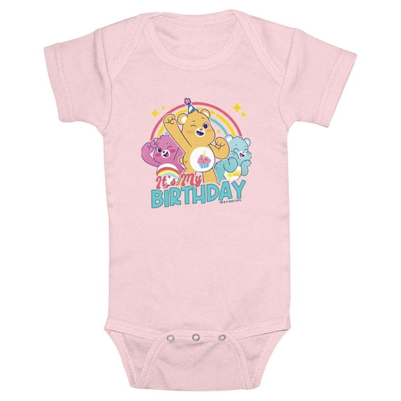 Infant's Care Bears It’s My Birthday Bears Bodysuit