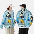 thumbnail image 5 of Picia French Bulldog Dog in a Bathtub Women's Men's UPF 50+ Sun Protection Hoodie Shirt Long Sleeve SPF Fishing Outdoor UV Hiking Lightweight Shirts-Small, 5 of 9