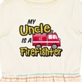thumbnail image 4 of Inktastic My Uncle is a Firefighter with Fire Truck Girls Toddler Dress, 4 of 5
