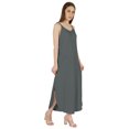 thumbnail image 2 of Inkmeso Robe d'Été Unie Aguichant pour Femmes à Bretelles Spaghetti Décontractée de Plage et de Villégiature Robe Maxi, 2 of 7