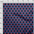 thumbnail image 2 of oneOone Cotton Poplin Twill Blue Fabric Argyle Check Sewing Craft Projects Fabric Prints By Yard 56 Inch Wide, 2 of 4