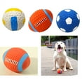 thumbnail image 5 of Pet dog toys  Latex soundtrack rugby football volleyball soundtrack toy bite resistant venting squeaky pet cat toy (C24-B football), 5 of 7