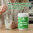 thumbnail image 6 of Zammex Bone Broth Protein Powder 14.3oz, Beef Superfood Bone Broth Hydrolyzed Collagen Peptides Type I& III With Vitamin D, 30 Servings, Turmeric Flavor, 6 of 8