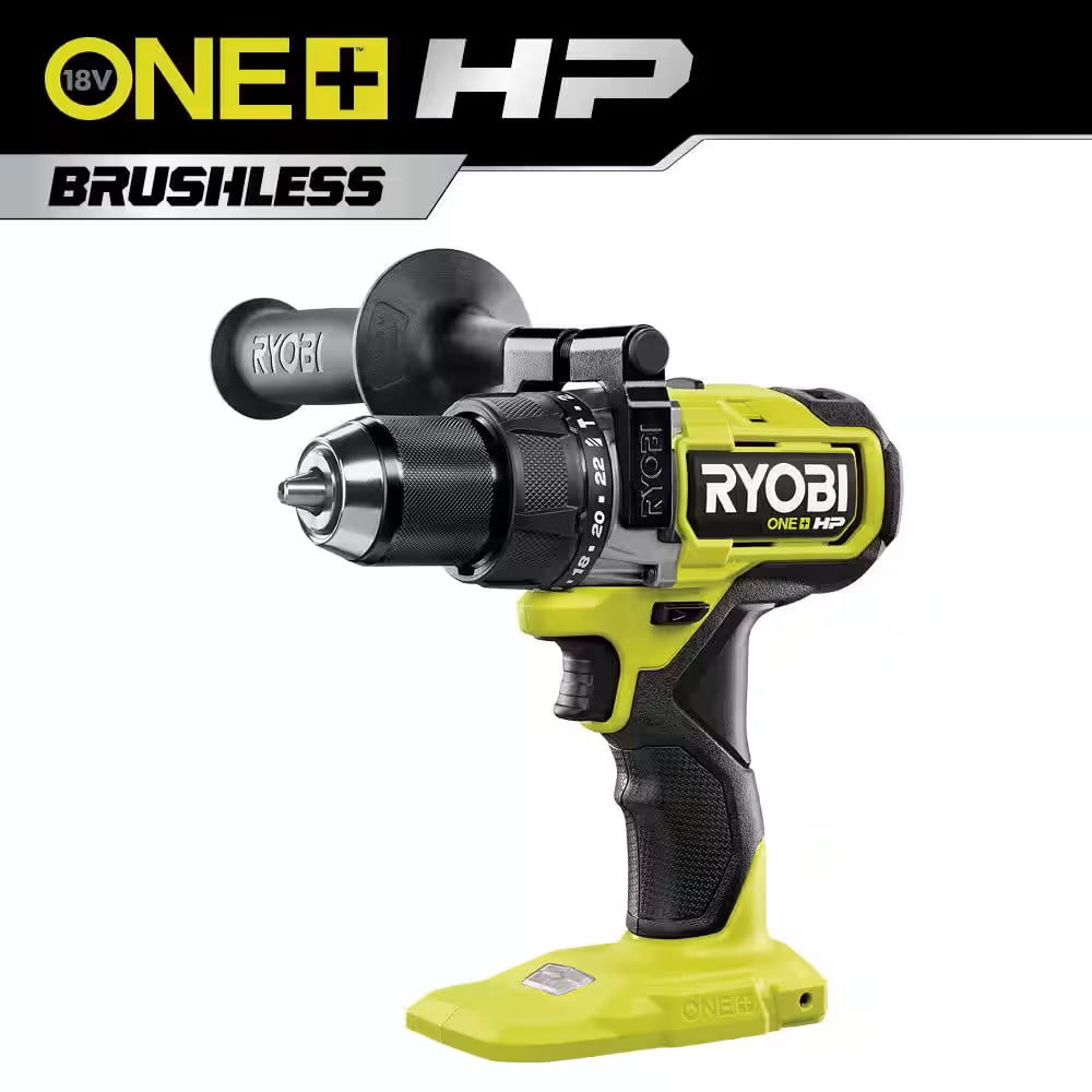 RYOBI 18V ONE+ HP Brushless Cordless Hammer Drill/Driver
