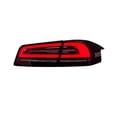 thumbnail image 6 of RTMOTO LED Taillights Taillamps Assembly Compatible with Model S EV 2021-2025 Amber Signal Red Brake Running White Reverse Lights White Tubes/Smoked-out Lens, 6 of 6