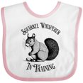 thumbnail image 3 of Inktastic Squirrel Whisperer in Training Boys or Girls Baby Bib, 3 of 4