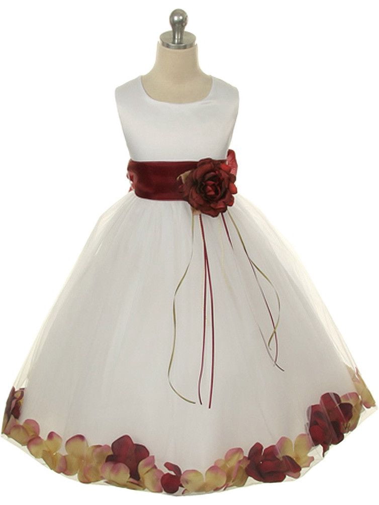 burgundy flower girl shoes