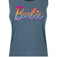 thumbnail image 3 of Barbie - Pride Rainbow Logo - Women's Racerback Tank Top, 3 of 5