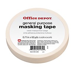 UPC 079412445280 product image for Office Depot(R) Brand General-Purpose Masking Tape, 0.71in. x 60 Yd. | upcitemdb.com