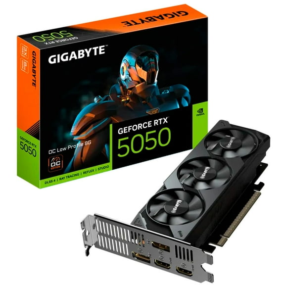 Tarjeta de Video GIGABYTE GeForce RTX 5050 OC Low 8G GDDR6