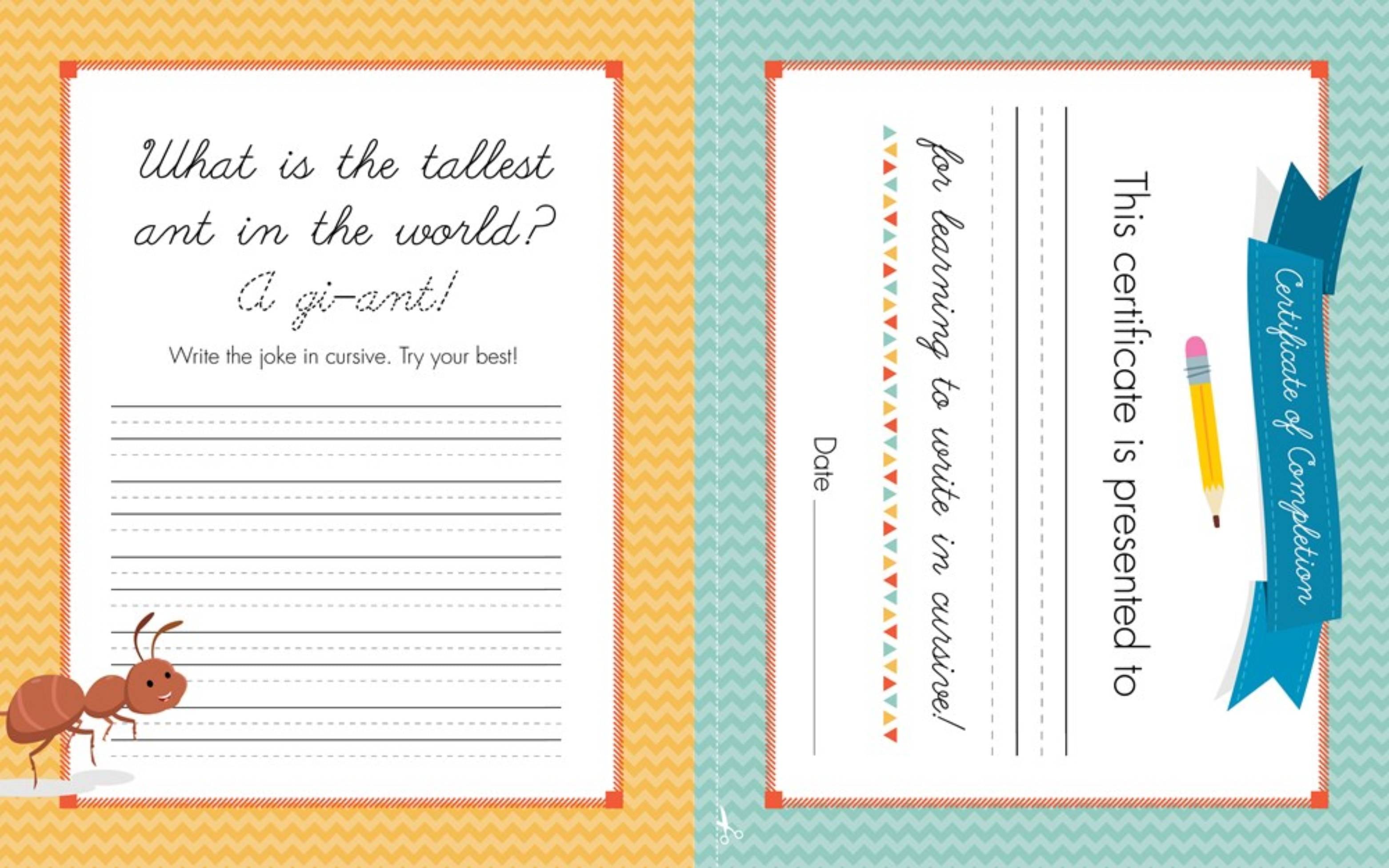 The Complete Cursive Handwriting Workbook for Kids : Laugh, Learn, and  Practice the Alphabet with Silly Jokes (Paperback) - Walmart.com