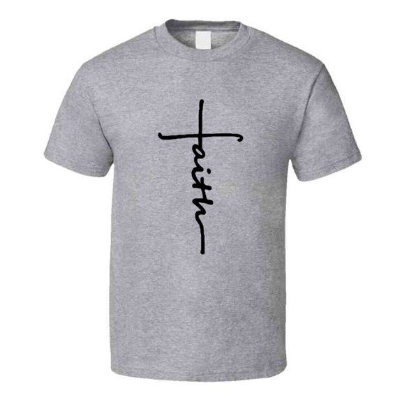 TrendyTees Jesus Short Sleeve Solid Print T-Shirt, Men's