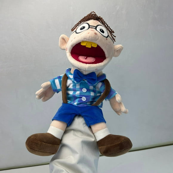 15.7" Jeffy Puppet SML Toys, Jeffy Puppets Sml Toy, Mischievous Funny Puppets Toy, for Children Boys Girls Jeffy Role-Playing, for Kids Ages 0-4 Jeffy (40cm)
