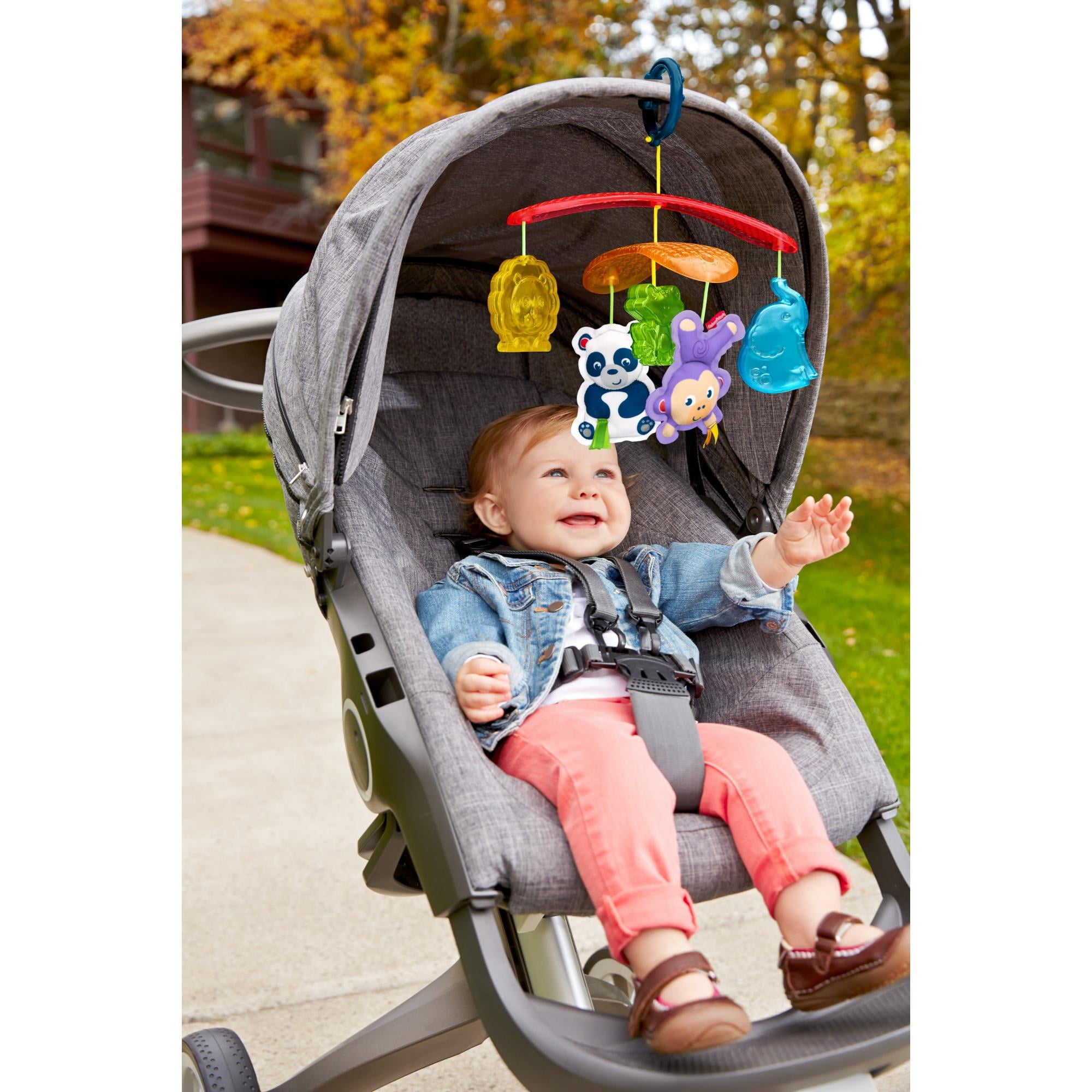 fisher price on the go stroller mobile