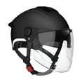 thumbnail image 1 of "Casco Para Motocicleta Abatible Con Visera 54cm-62cm Lisa Abierto M Belug Negro ", 1 of 5