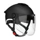 thumbnail image 1 of "Casco Para Motocicleta Abatible Con Visera 54cm-62cm Lisa Abierto M Belug Negro ", 1 of 5