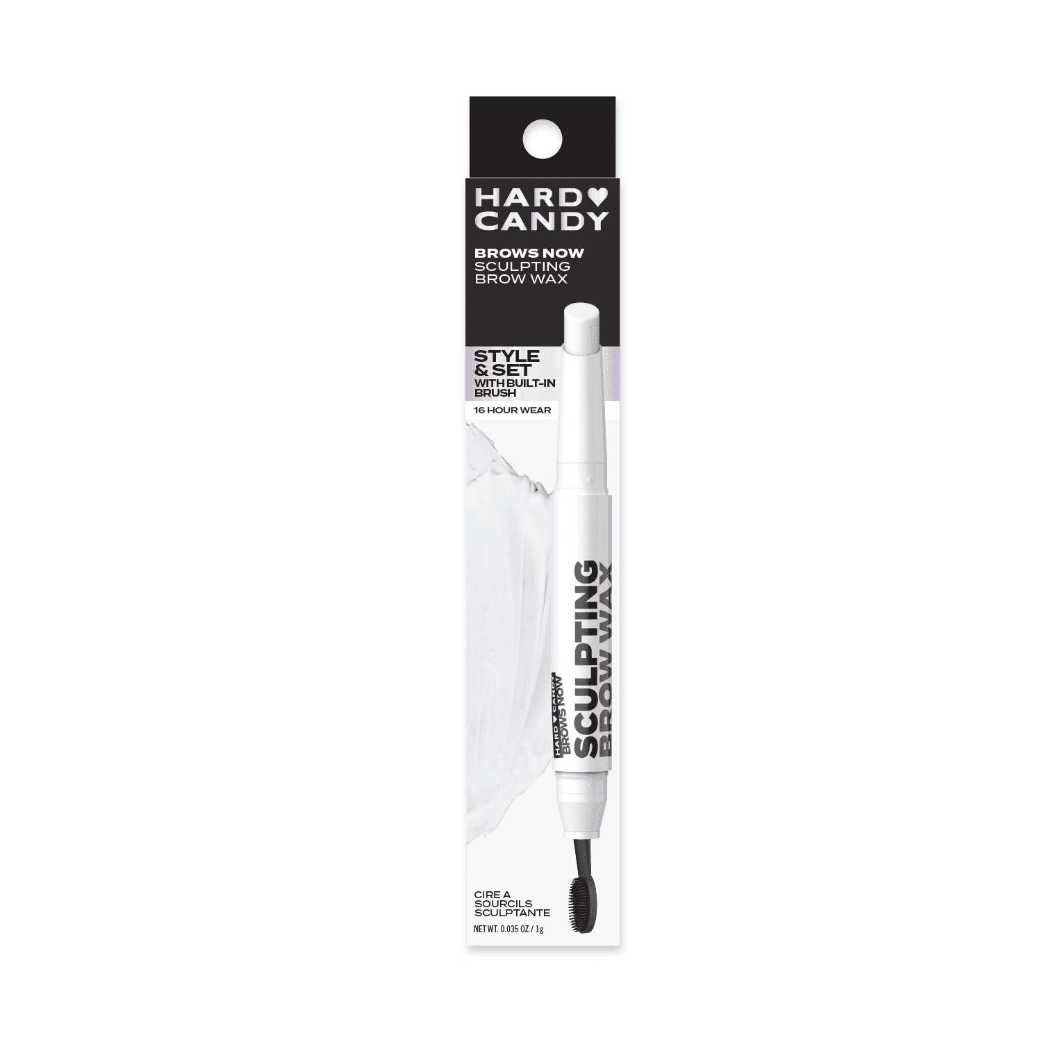 Hard Candy, Brows Now, Sculpting Brow Wax, Clear, .035 oz