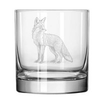 11 oz Rocks Whiskey Old Fashioned Glass Gift Fox