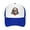 Blue, variant on Skeleton Unisex Trucker Hats for Men Women Adjustable Casual Baseball Caps for Outdoor Activities Dad Cap
