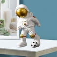 thumbnail image 2 of 2x estatuas de astronauti/artesanía astronauti resina decoración para hogar escritorio, 2 of 9