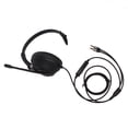 thumbnail image 3 of Auriculares telefónicos profesionales con reducción de ruido y conector dual de 3,5 mm para PC, para centros de llamadas, atención al cliente y empresas., 3 of 14