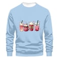 thumbnail image 3 of Sudaderas sin capucha para hombre, estilo casual, a la moda, con cuello redondo, estampado, de manga larga, blusas de manga larga y cuello redondo, blusas de poliéster para hombre, 3 of 3