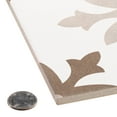 thumbnail image 3 of Istanelle Haj Gray 8-in.Encaustic Look Matte Porcelain Wall & Floor Tile, 3 of 5