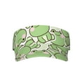 thumbnail image 3 of Balery Cute Frog Sport Wear Athletic Visor Sun Sports Visor Hat Visor Adjustable Cap for Women and Men (One Size), 3 of 8