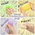 thumbnail image 2 of Rainbow Squishy Dumplings 4-Pack, Mystery Stress Relief Fidget Toys with Steamer Basket, White Elephant Gifts for Adults Under 10 Dollars, Elephant Gifts for Women, 2 of 9