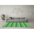 thumbnail image 3 of Ahgly Company Indoor Rectangle Abstract Emerald Green Modern Area Rugs, 2' x 3', 3 of 4