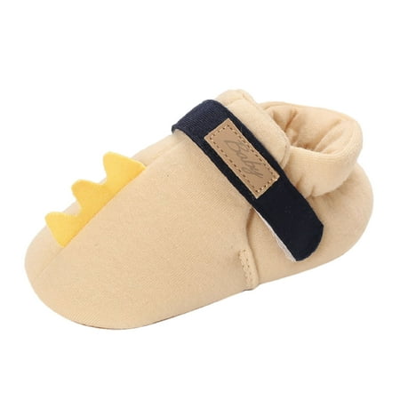 

Winter Children Baby Toddler Shoes Boys And Girls Non Slip Lightweight Cotton Warm Slip On Comfortable Cute Cartoon Dinosaur Shape Toddler Size 7 Shoes Girls Shoes Kids Girls