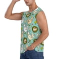 thumbnail image 3 of Kdxio Chicken Laying Eggs for Men's Muscle T-shirt,Sleeveless for Workout Running Athletic Gym Lounge Casual, 3 of 7