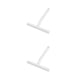 thumbnail image 3 of Inteprter Escobilla de goma para ducha de baño, limpiaparabrisas portátil, cepillo de vidrio de goma para puerta de cocina, espejo de azulejo Blanco 2piezas Inteprter CBP137767, 3 of 6