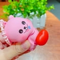 thumbnail image 4 of Heart Toot Toot Couple Plushies, Cute Stress Relief Keychain Toy for Kids & Adults, Valentine's Day Mini Gift, Bag Accessory, Soft Sensory Squeeze Toy, Xmas & Birthday Gift, 4 of 6
