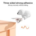 thumbnail image 3 of Paquete de 4 protectores de esquinas para bebés con bonitos animales, protectores de bordes afilados, suaves a prueba de bebés, mesa, escritorio, muebles de seguridad para niños, parachoques, 3 of 5