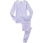 Girls' Cheetah-Print Thermal Shirt and Pants Set
