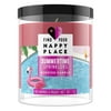 Find Your Happy Place Scented Candle Summertime Sprinklers Red Berries and Peach 7 oz