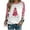Pink 1, variant on YANHAIGONG Pink Christmas Tree Sweatshirts for Women Long Sleeve Crewneck Sweatshirts Pullover Leopard Tie Dyed Raglan Sleeve Top Christmas Sweatshirts for Women Plus Sizes