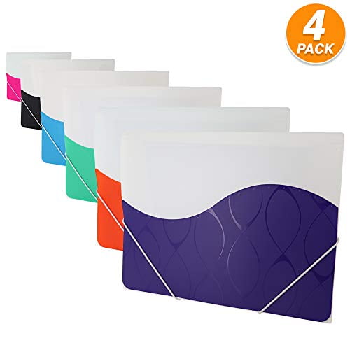 Letter Size Document Holder with Elastic Band Professional Business