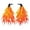 2Pcs Flame Bike Streamers#3, variant on 2Pcs Flame Streamers for Bicycle or Scooter Handlebar, 10-Inch Bike, Easy Install and Ride with full control.