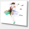 thumbnail image 2 of Fashion Girl en Plusieurs Couleurs - Impression sur Toile Portrait, 2 of 3