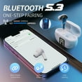 thumbnail image 5 of Wireless Ear Buds, Earbuds Bluetooth 5.3 Headphones 40H Playtime LED Display, HiFi Stereo Sound Waterproof in-Ear Earphones with Microphone for iPhone/Samsung/Android, 5 of 7