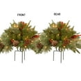 thumbnail image 7 of Solar Powered Christmas Yard Stake, Red Berries and Pine Needles Design, Outdoor Christmas Decorations for Garden, 7 of 7