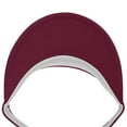thumbnail image 5 of Decky 3015 High Profile Cotton Visors Hat-Maroon, 5 of 6