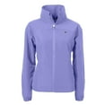 thumbnail image 2 of Women's Cutter & Buck  Purple New England Patriots Charter Eco Recycled Full-Zip Jacket, 2 of 3